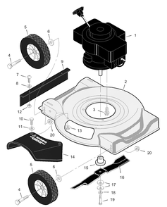 Part Location Diagram of F-000507M Briggs and Stratton Book, Instruction